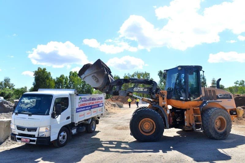 Townsville Mini Loads landscaping work in Shaw