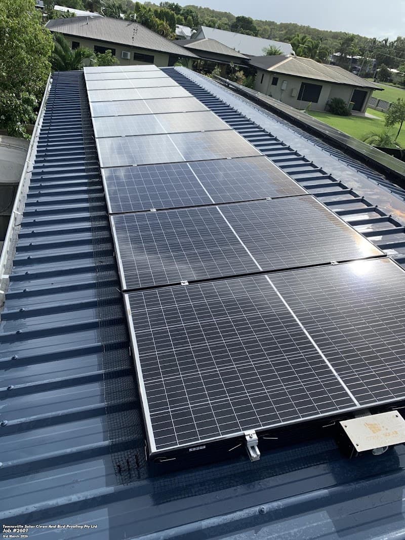 Townsville Solar Clean & Bird Proofing carpet cleaning work in Garbutt