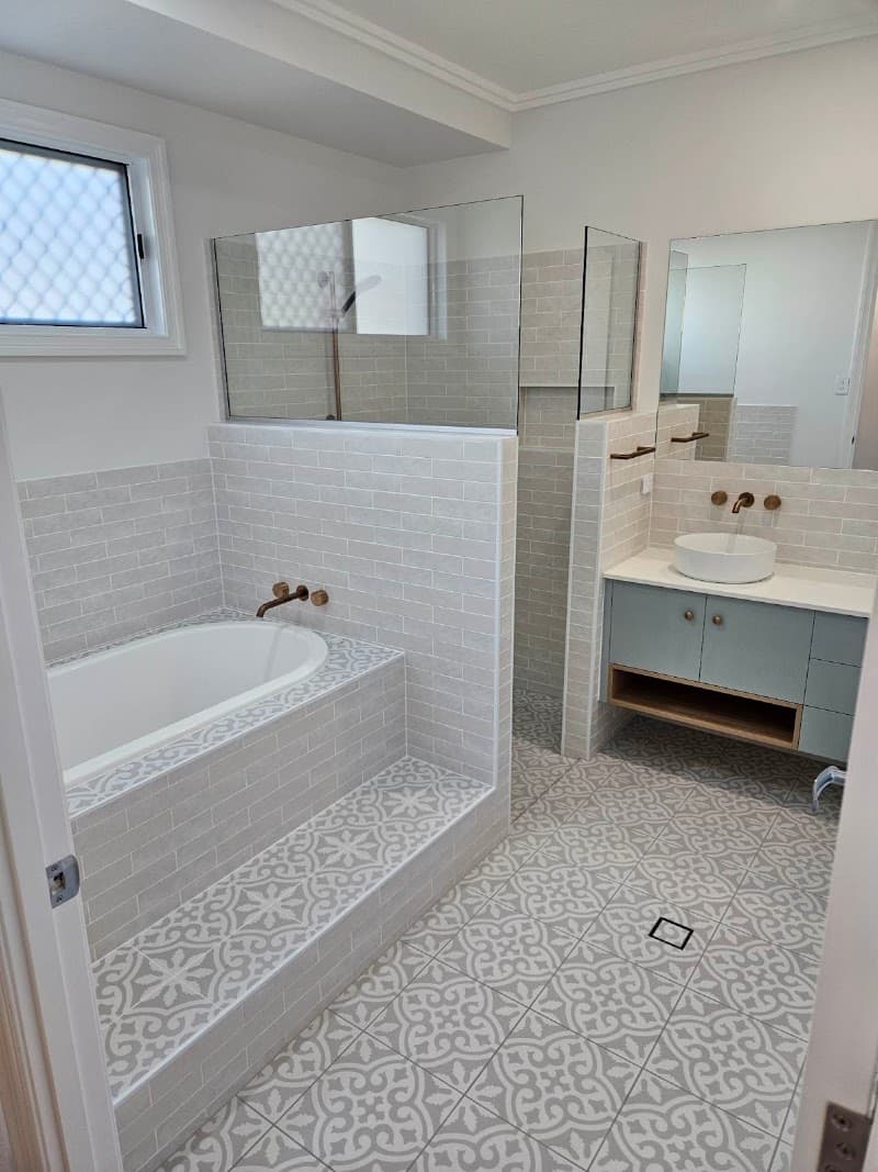 Townsville Tiling Services bathroom renovation work in Garbutt