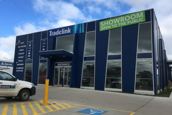 Tradelink Ballarat Showroom + Trade bathroom renovation work in Delacombe
