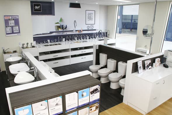 Tradelink Ballarat Showroom + Trade bathroom renovation work in Delacombe