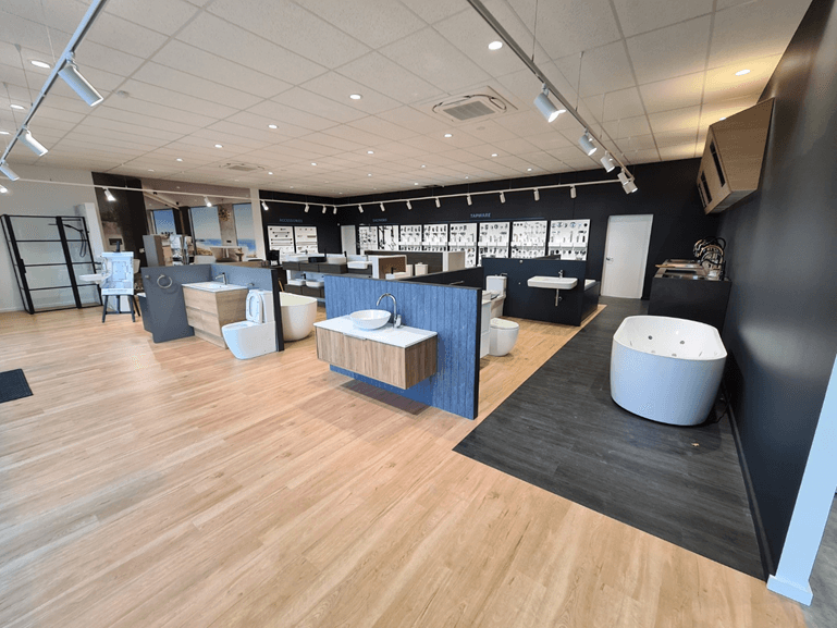 Tradelink Bunbury Showroom + Trade bathroom renovation work in Bunbury