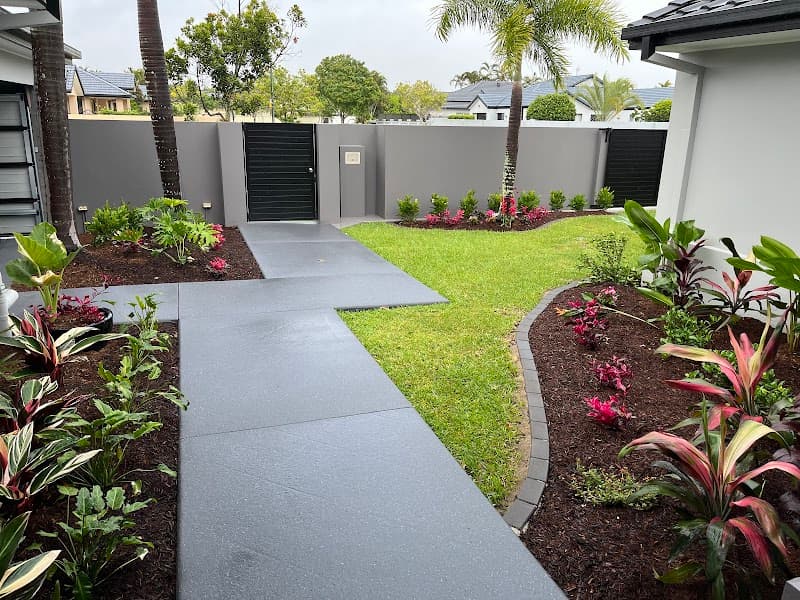 Transforming Gardens Gold Coast Landscape landscaping work in Coombabah