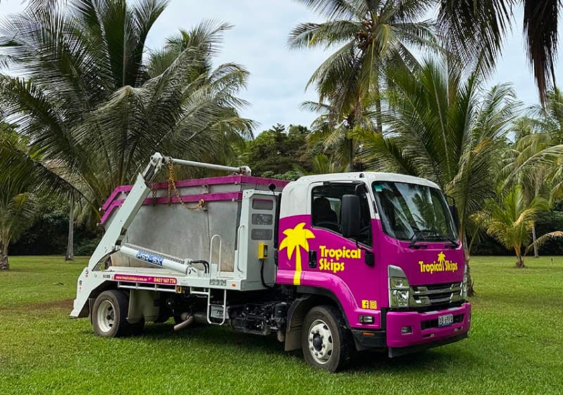 Tropical Skips Cairns rubbish removal work in Kamerunga