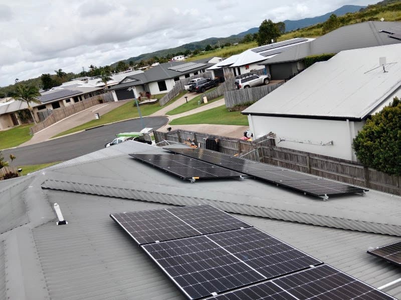 Tropical Solar and Electrical Services PTY LTD solar panel installation work in Paget