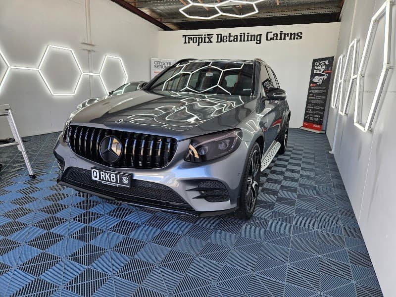 Tropix Mobile Detailing Cairns window tinting work in Portsmith