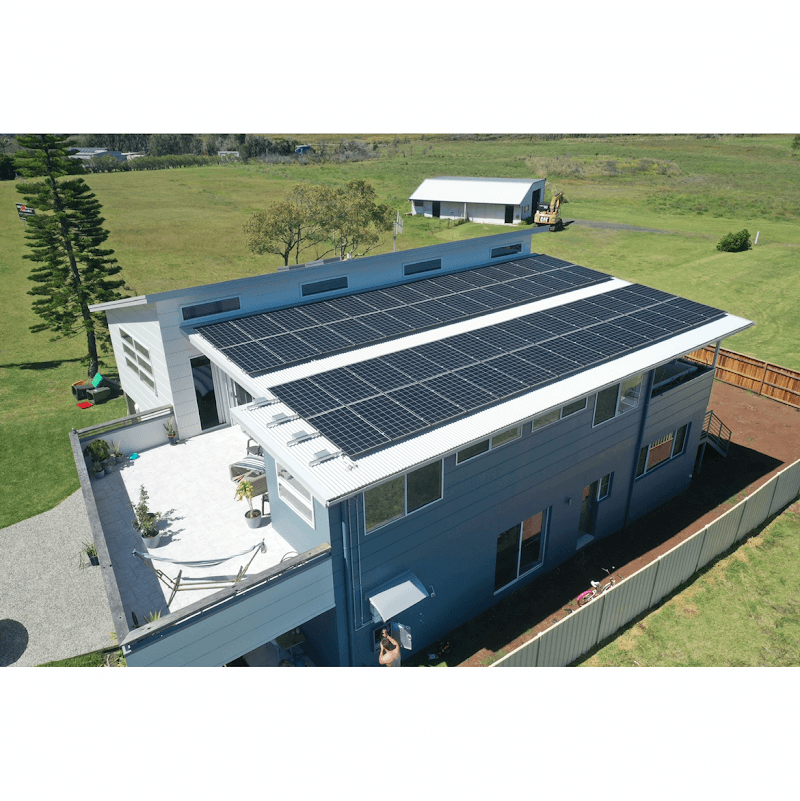 Tru Blu Solar Co solar panel installation work in West Gosford