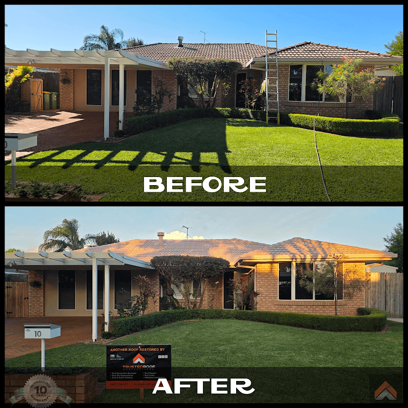 Trusted Roof Restorations roofing work in Mount Cotton