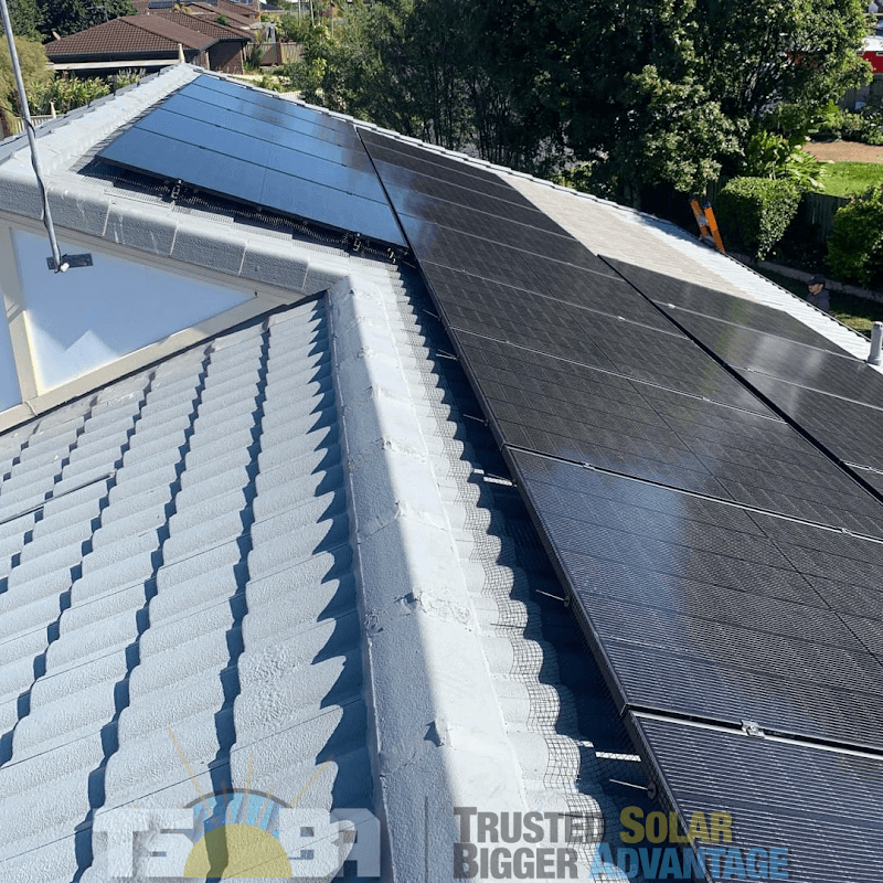 Trusted Solar Bigger Advantage solar panel installation work in Loganholme