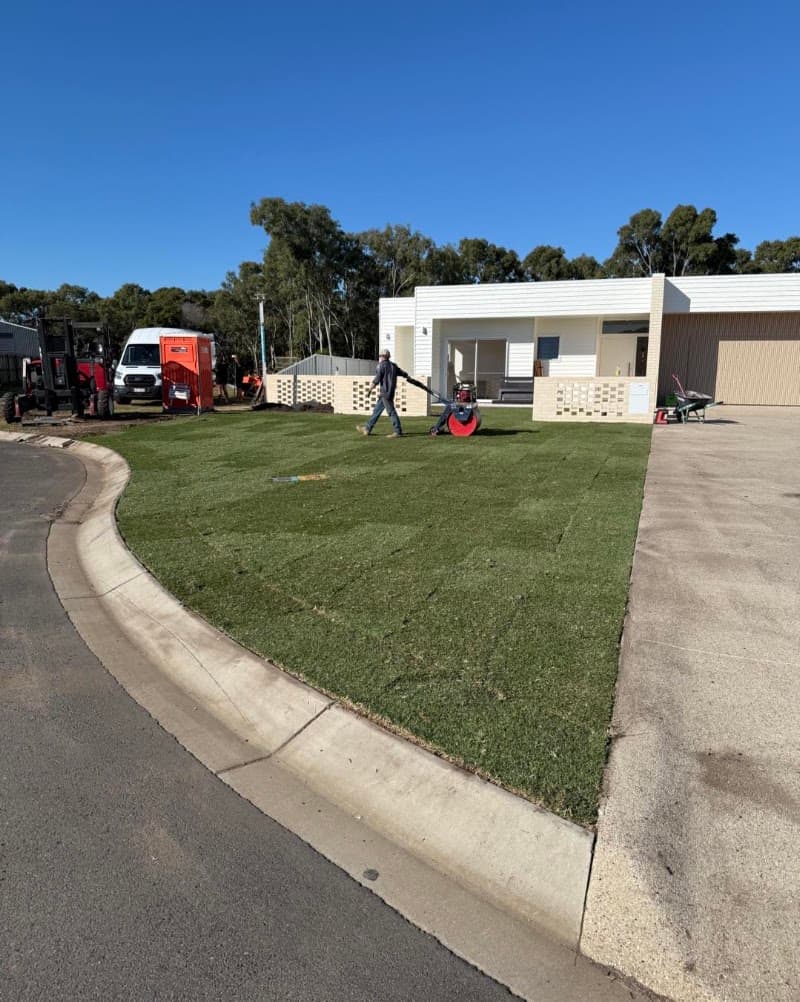 Turfworks Group landscaping work in Nikenbah