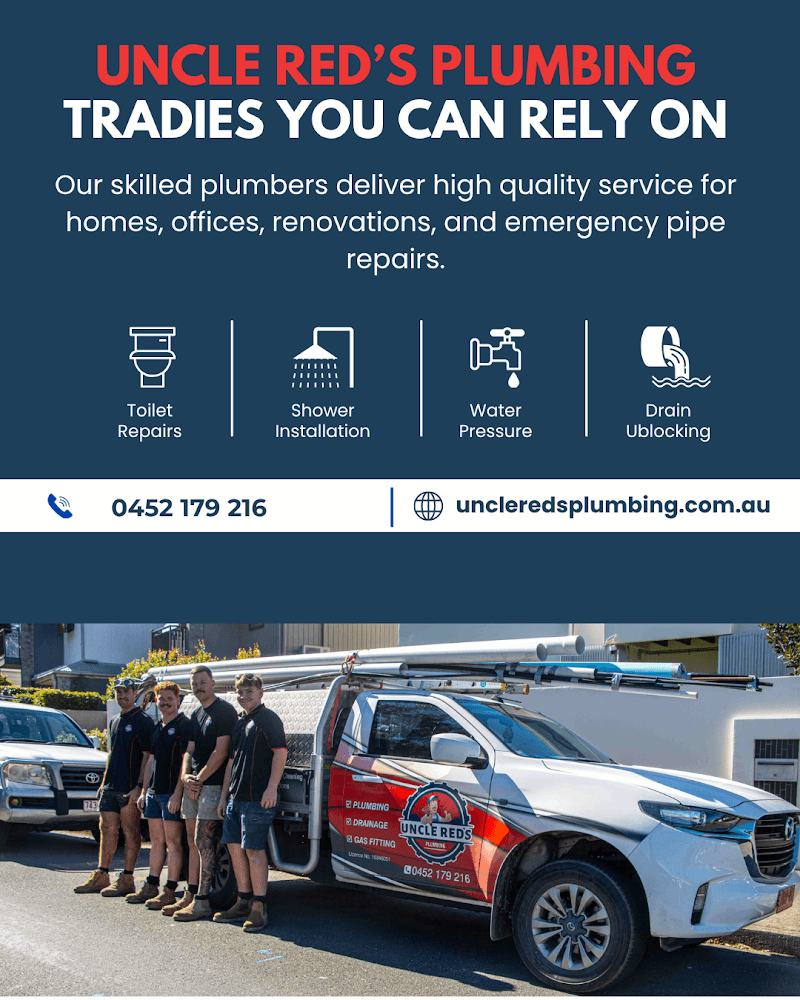 Uncle Red's Plumbing plumber work in Brendale