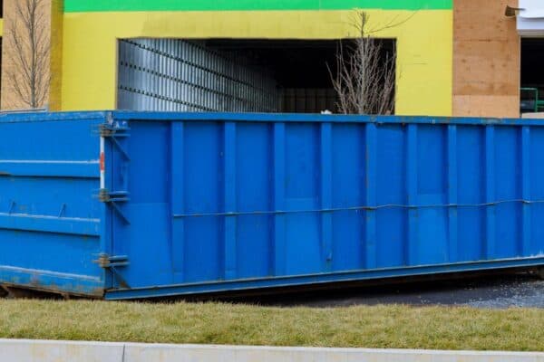 United Skip Bin Hire rubbish removal work in Dandenong South