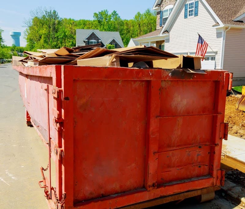 United Skip Bin Hire rubbish removal work in Dandenong South