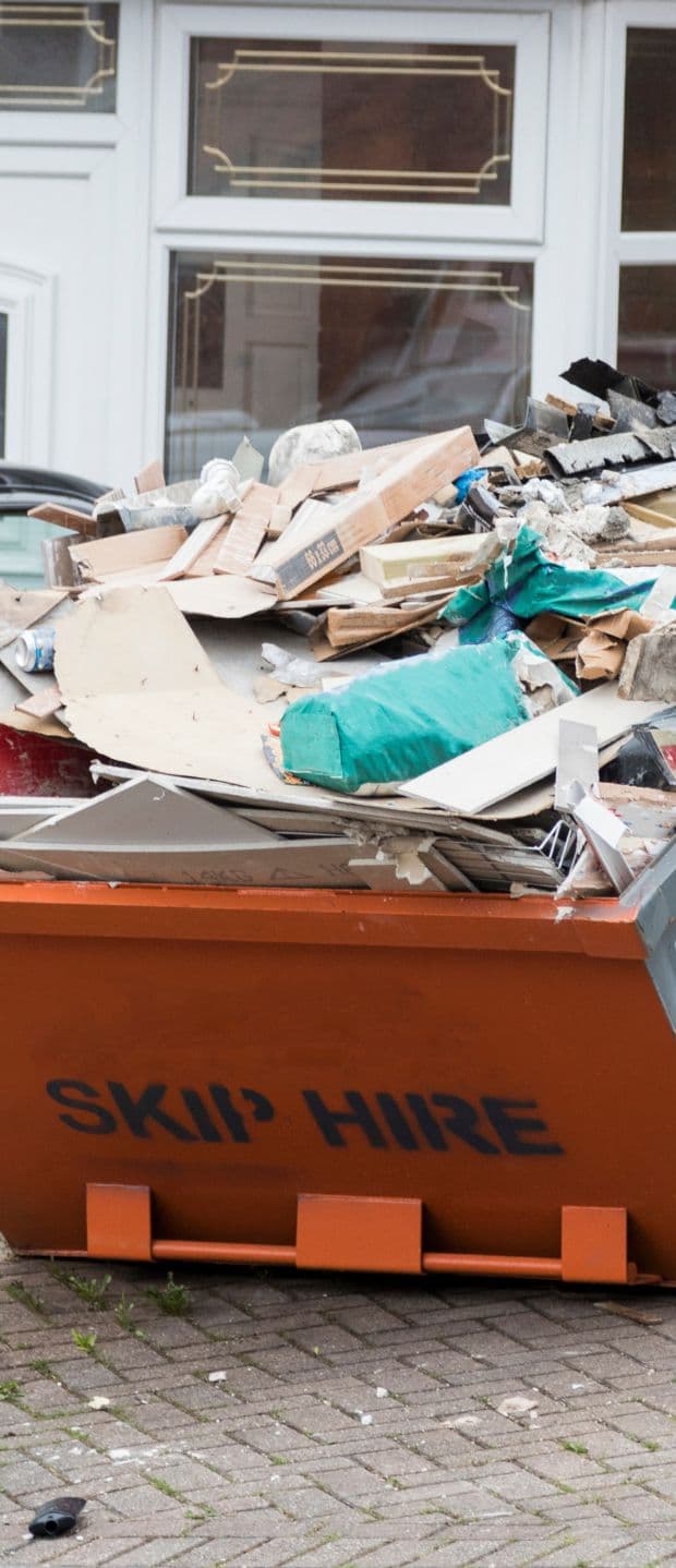 United Skip Bin Hire rubbish removal work in Dandenong South
