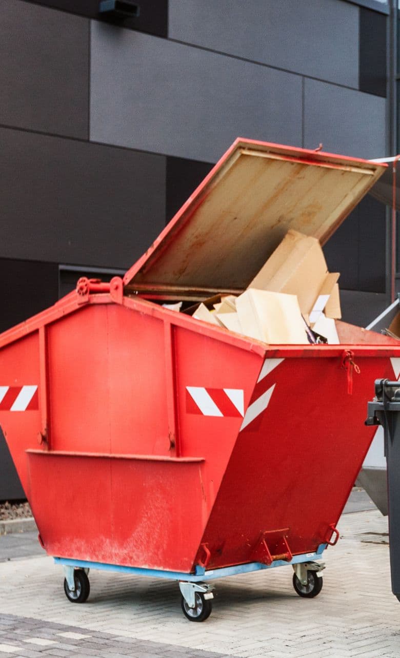 United Skip Bin Hire rubbish removal work in Dandenong South