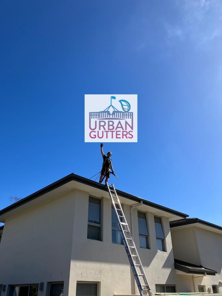 Urban Gutters Canberra gutter cleaning work in Phillip