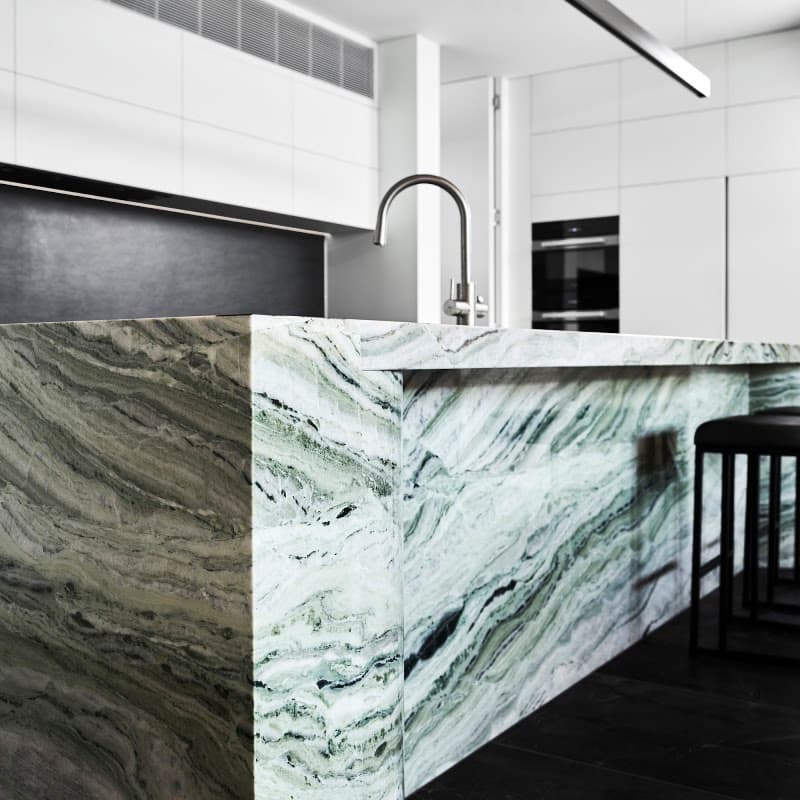 V Stone kitchen renovation work in East Bendigo