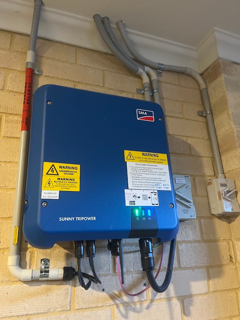 Veeka Power Pty Ltd solar panel installation work in Wellard