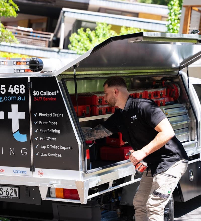 Vort Plumbing Adelaide plumber work in Fitzroy