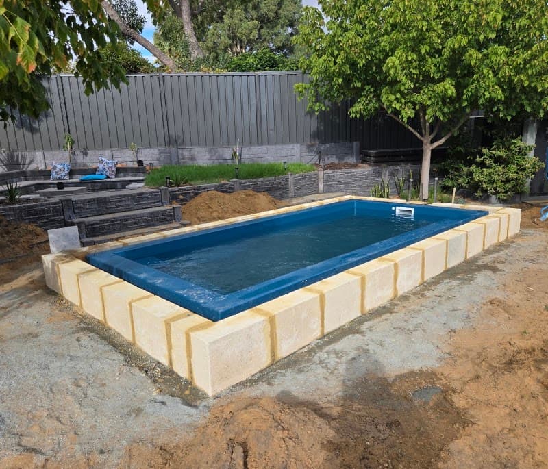 WA PLUNGE POOLS pool builder work in Wangara