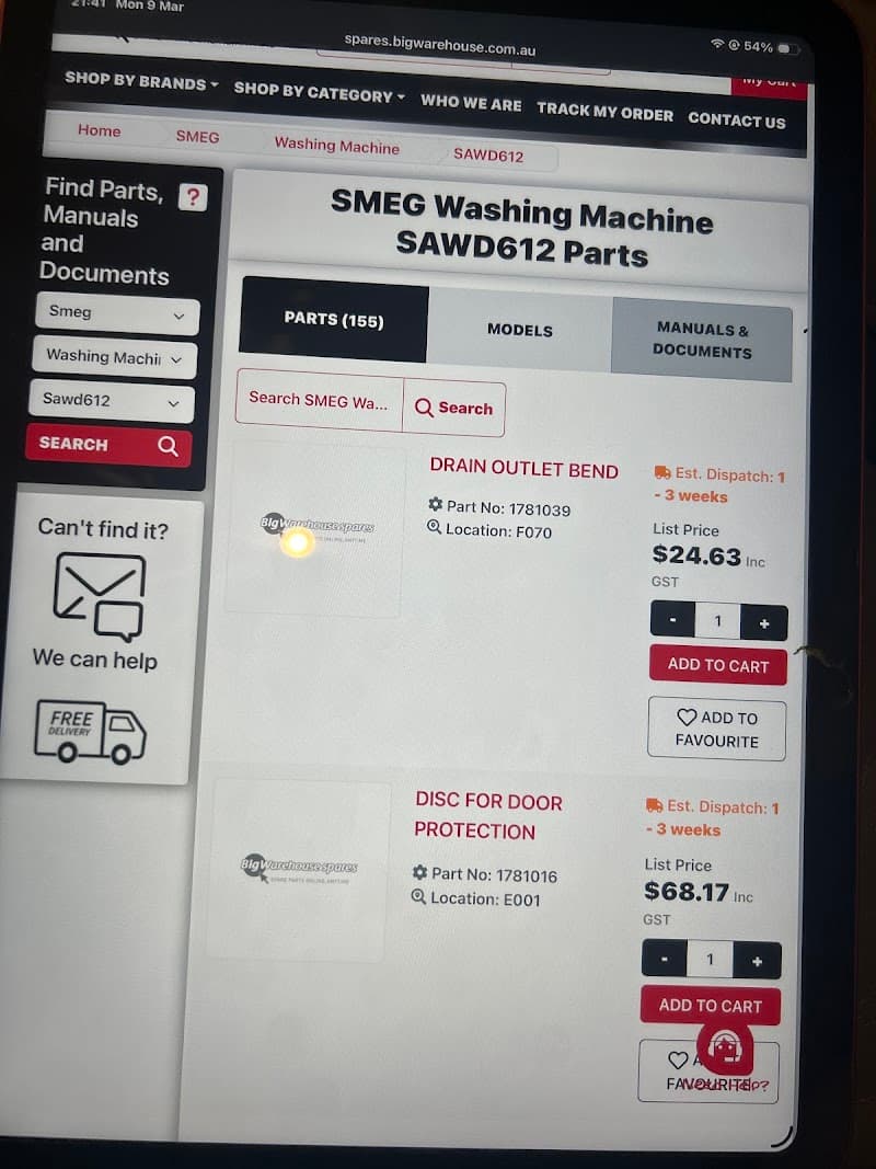 WA Whitegoods Repair appliance repair work in West Perth