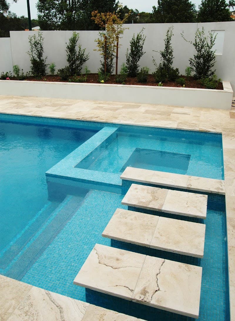 Wahoo Pool & Landscape Construction pool builder work in Capalaba