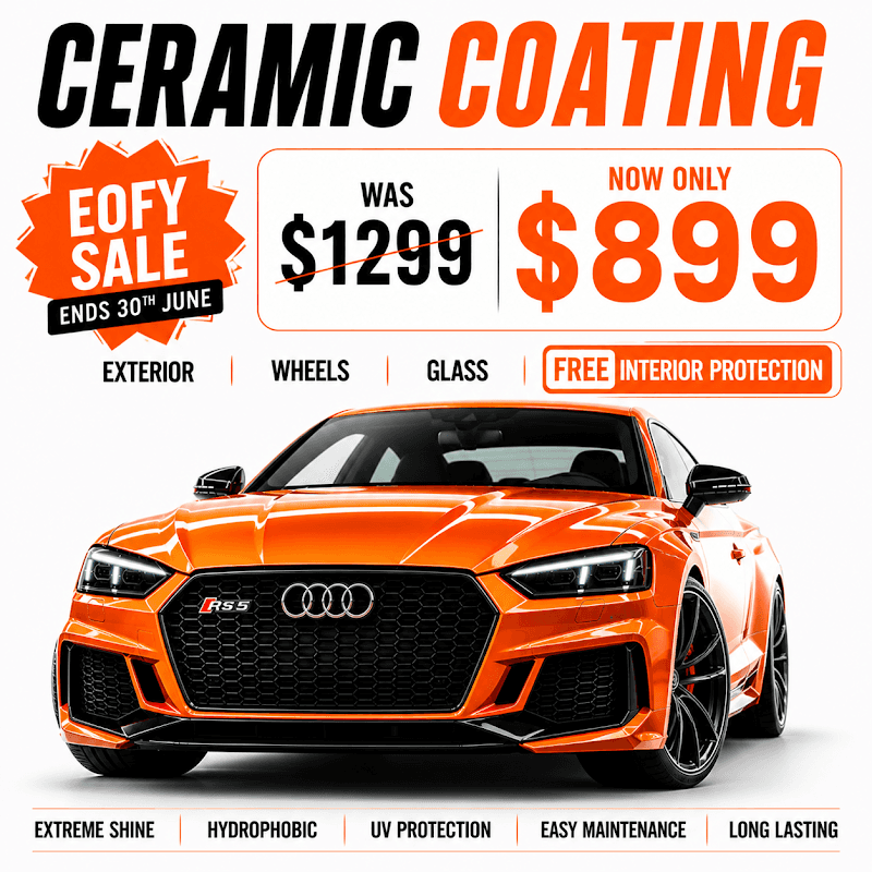 Washd Ceramic Coating window tinting work in Fitzroy