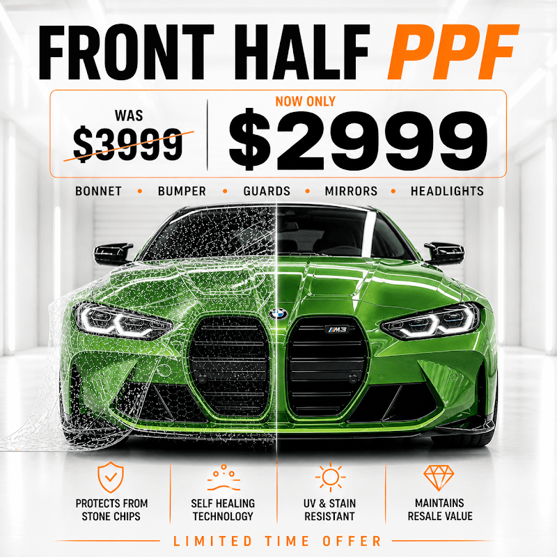 Washd Ceramic Coating window tinting work in Fitzroy