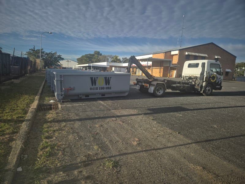 Waste on Wheels rubbish removal work in Kawana