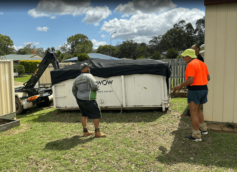 Waste on Wheels rubbish removal work in Kawana