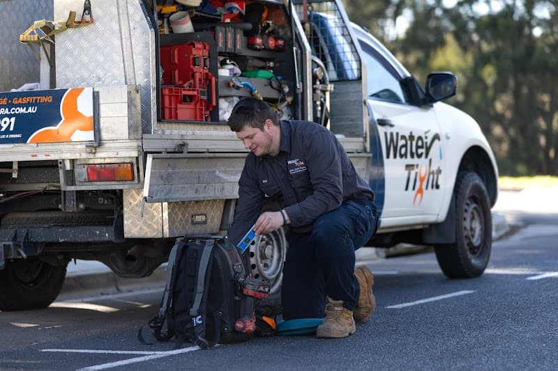 Water Tight Canberra Pty Ltd plumber work in Canberra