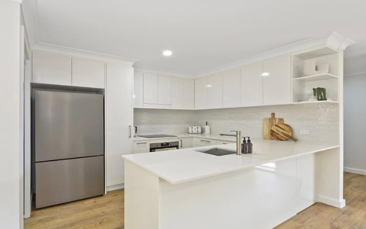 Waterfall Kitchens and Cabinetry bathroom renovation work in Tuggerah