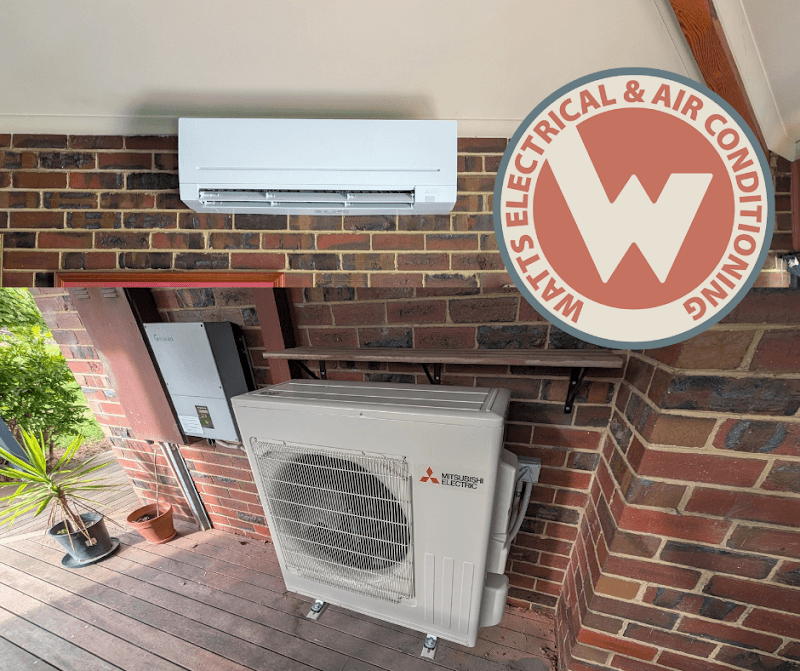 Watts Electrical and AirConditioning air conditioning work in Frankston South