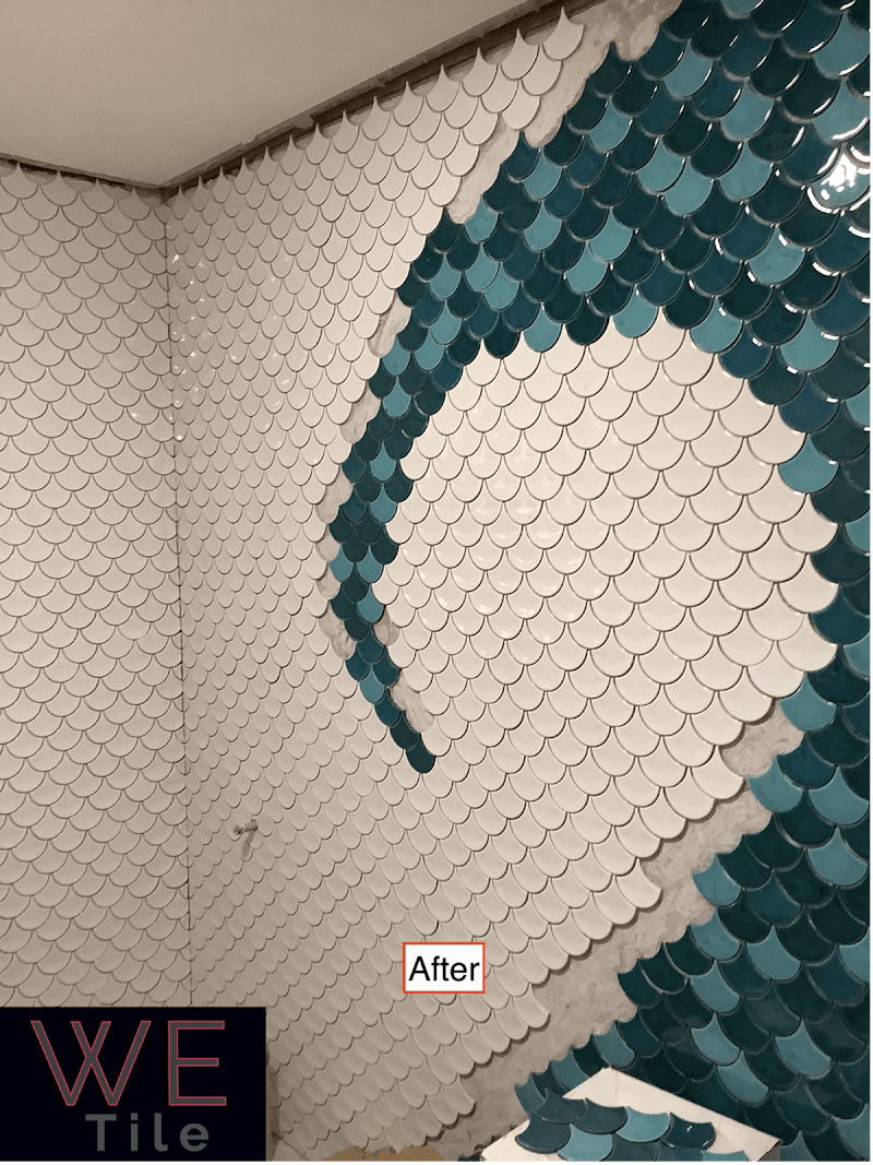 WE Tile tiling work in Woolner