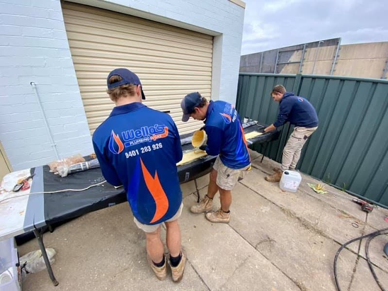 Wello's Plumbing & Gas plumber work in Thurgoona