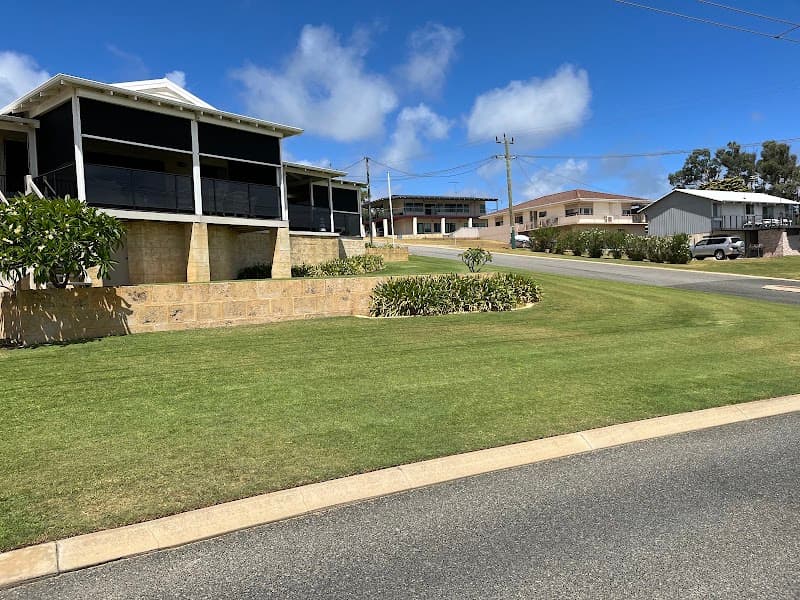 West Shore Mowing and Gardening lawn care work in Falcon