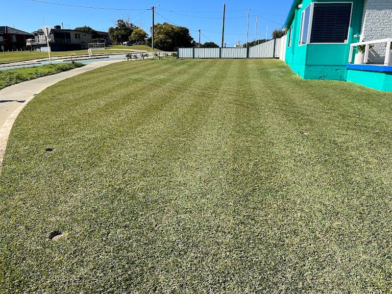 West Shore Mowing and Gardening lawn care work in Falcon