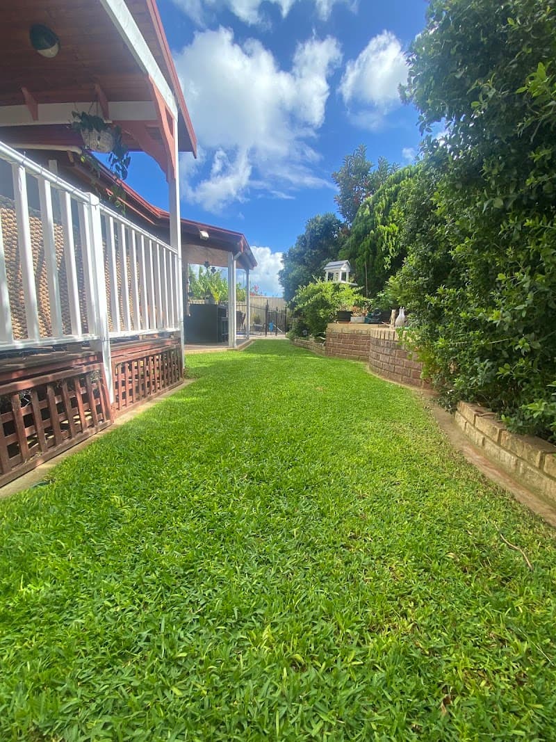 West Shore Mowing and Gardening lawn care work in Falcon