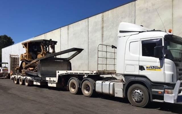 Westside Equipment demolition work in Bunbury