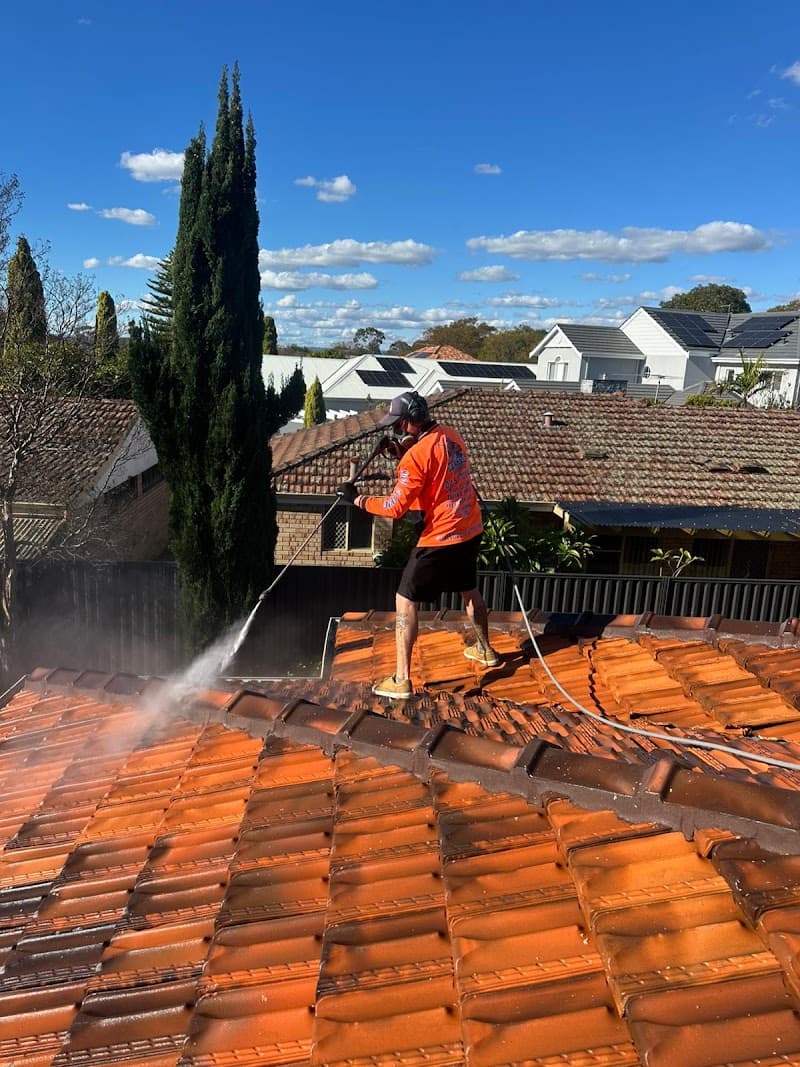 Westside Roof Cleaning and Soft Wash pressure washing work in Woodvale