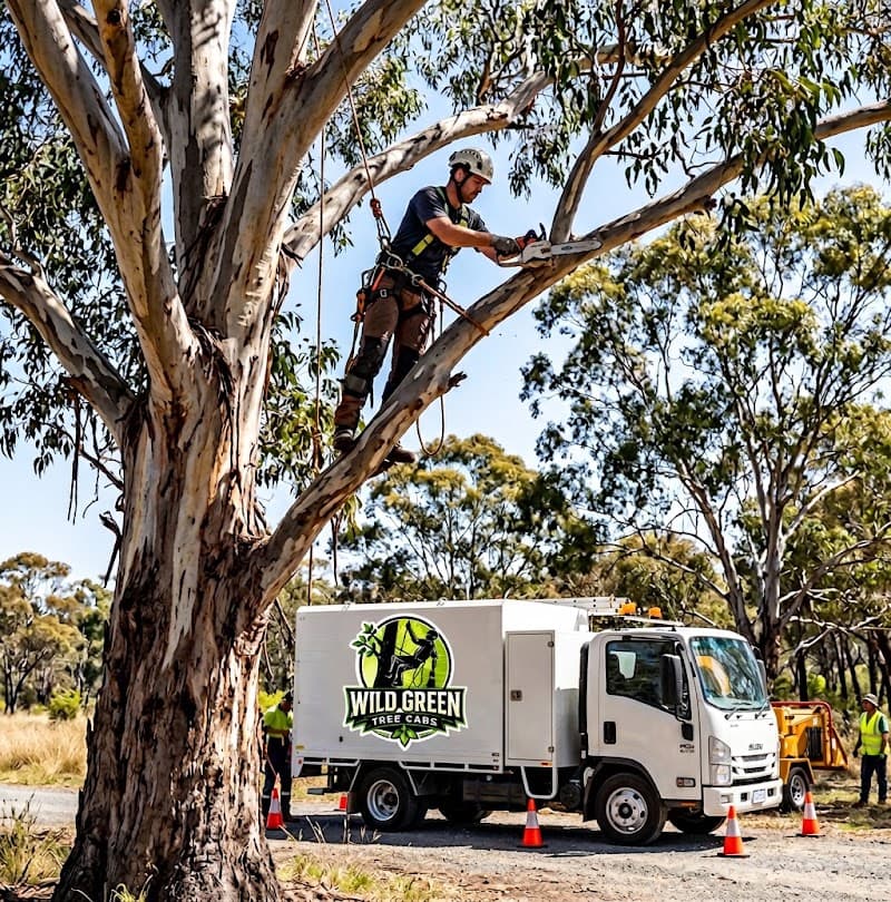 Wild Green Tree Care tree services work in Clarkson