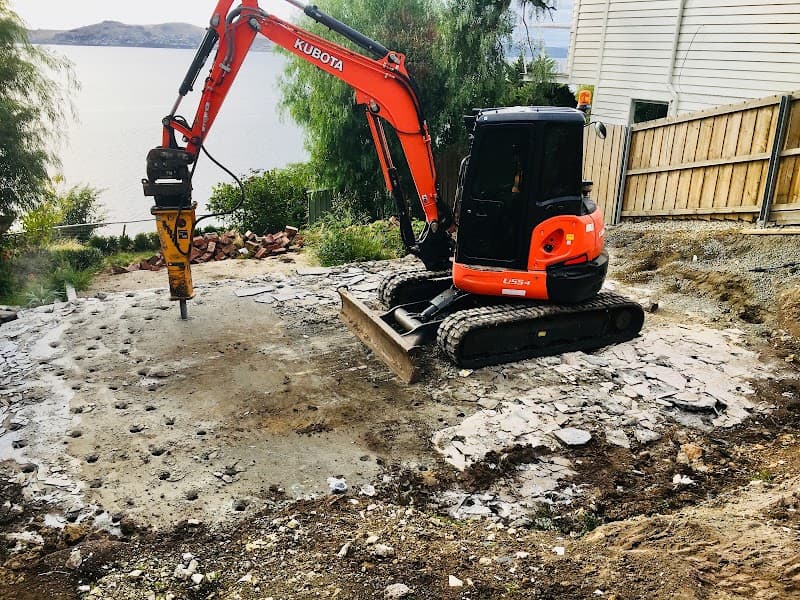 Williams Excavations demolition work in Forcett
