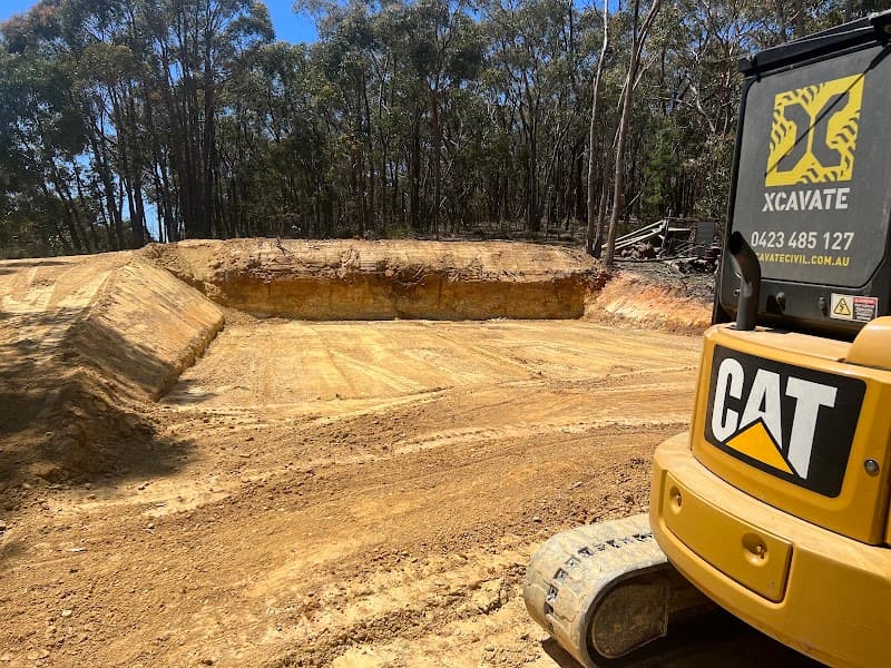 Xcavate Civil Pty Ltd demolition work in Miners Rest