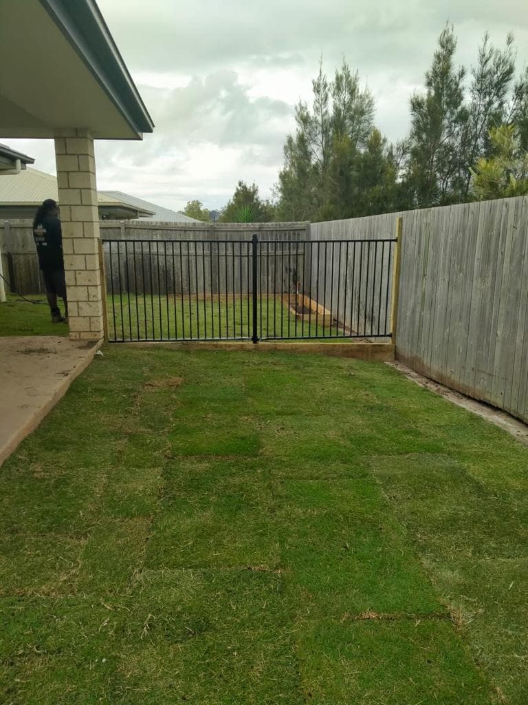 Yardbusters Ipswich QLD landscaping work in Blackstone
