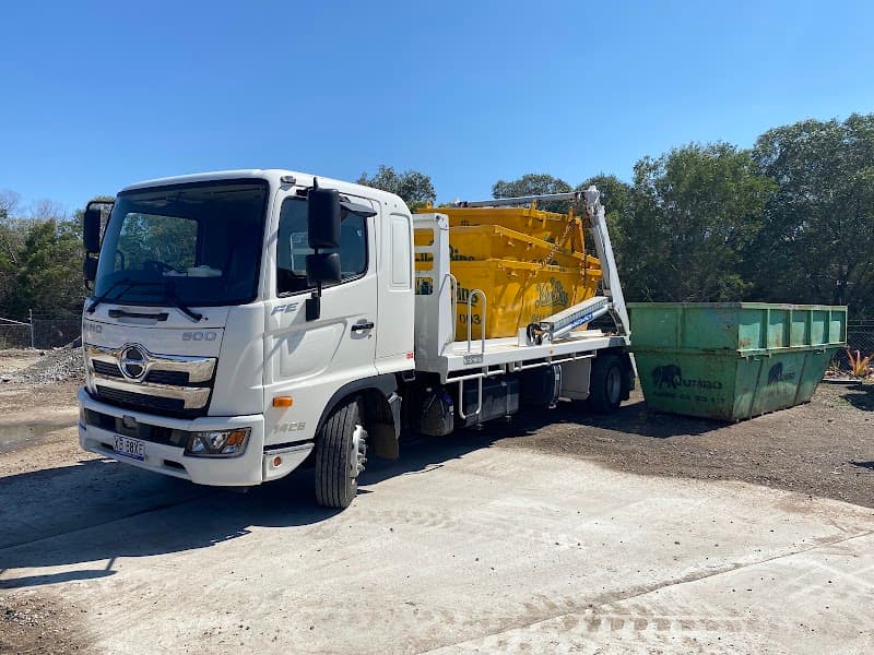 Yellow Skip Bins Wide Bay rubbish removal work in Dundowran