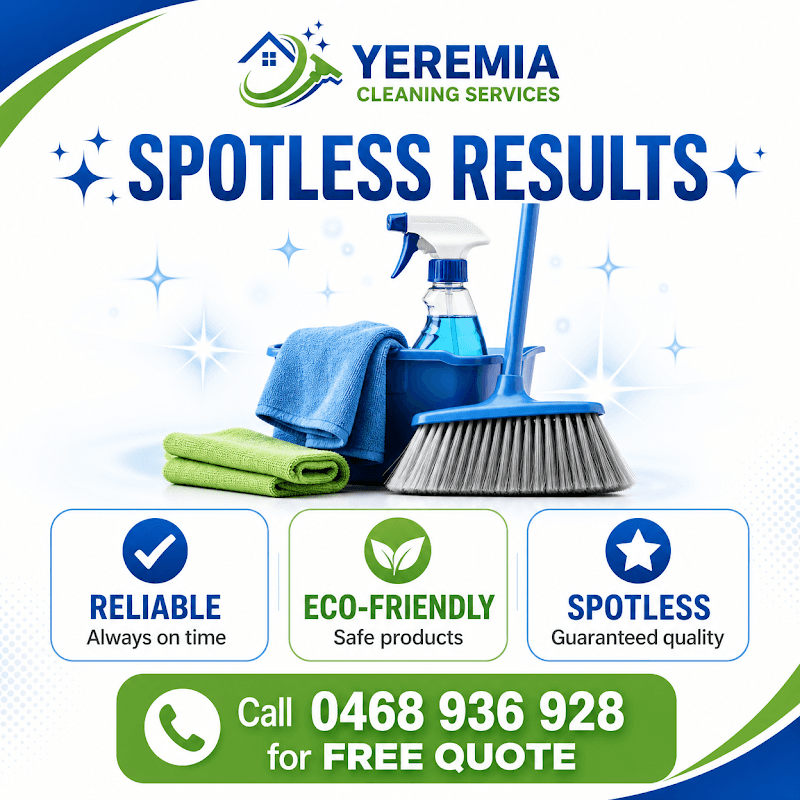 Yeremia Cleaning Services cleaning work in Andrews Farm