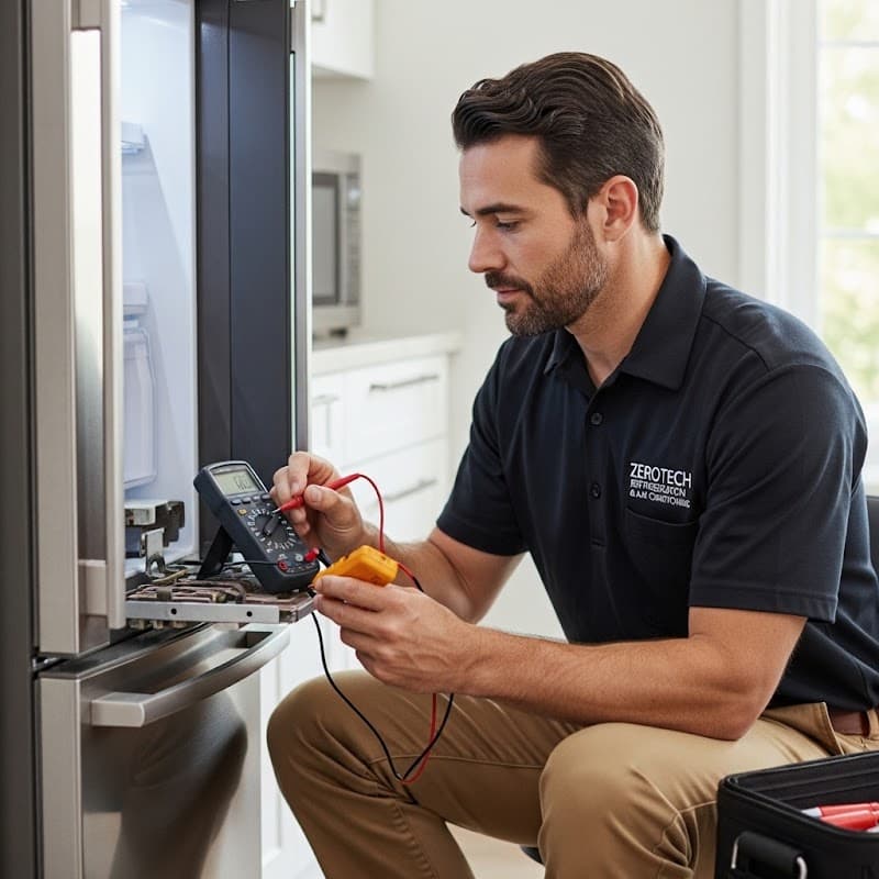 Zerotech Refrigeration and Air appliance repair work in Mindarie