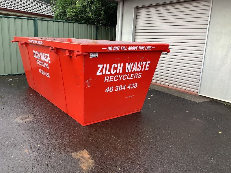 Zilch Waste Skip Bins rubbish removal work in Harlaxton