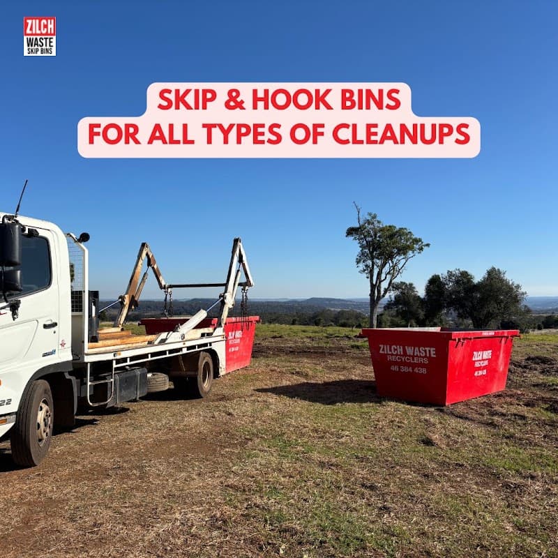 Zilch Waste Skip Bins rubbish removal work in Harlaxton